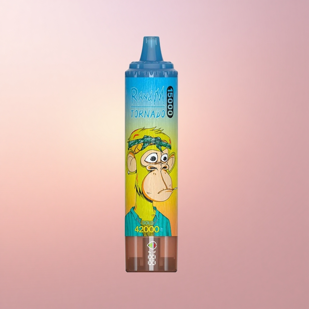 RandM Fumot Tornado 15000 Puffs Virsik-Mango Mesh 25ml Type-C