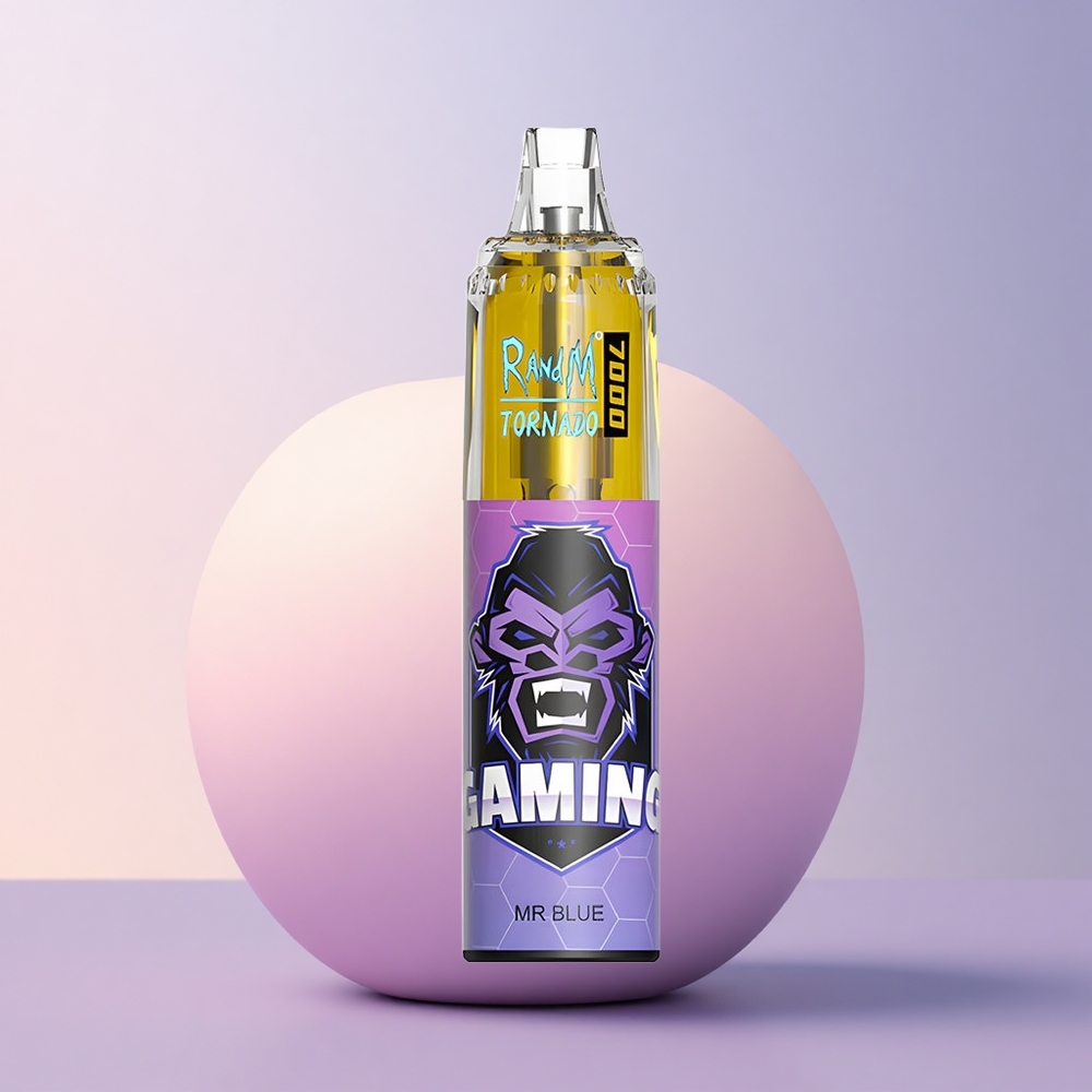 RandM Fumot Tornado 7000 Puffs Dr Sinine 14 ML Mesh Coil Tüüp-C Pordiga