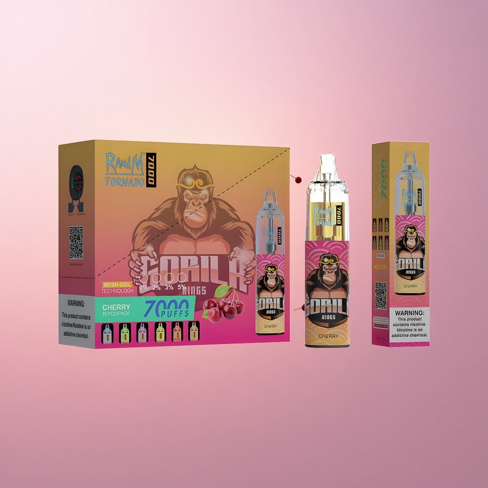 RandM Fumot Tornado 7000 Puffs Kirsimesi 14ml Mesh Vape