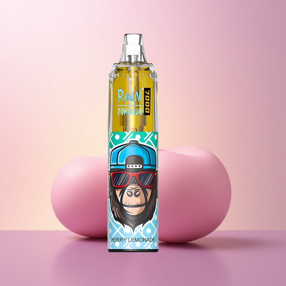 RandM Fumot Tornado 7000 Puffs Marja-sidruni 14ML Võrk-mähis