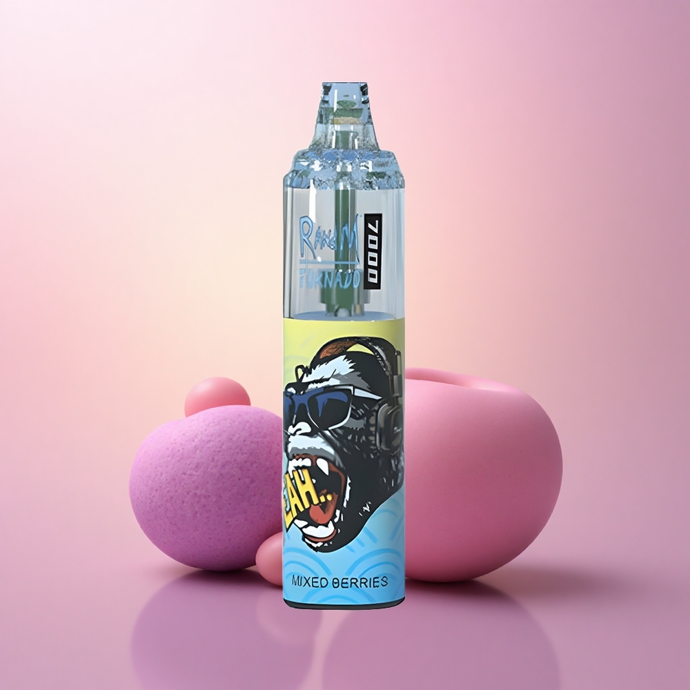 RandM Fumot Tornado 7000 Puffs Segamari 14ML 850MAH Südamikuga Tüüp-C