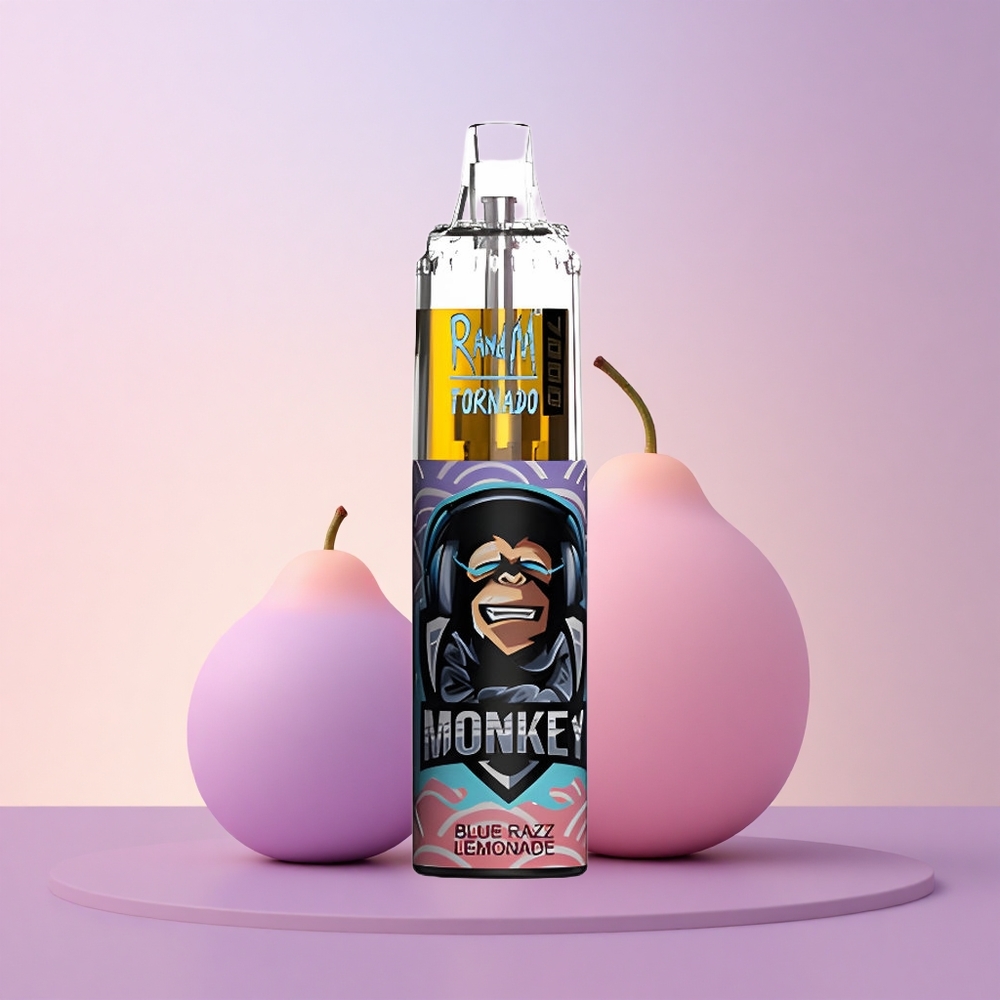 RandM Fumot Tornado 7000 Puffs Sinine Vaarikas Limonaad 14ml 850mAh Võrkpool