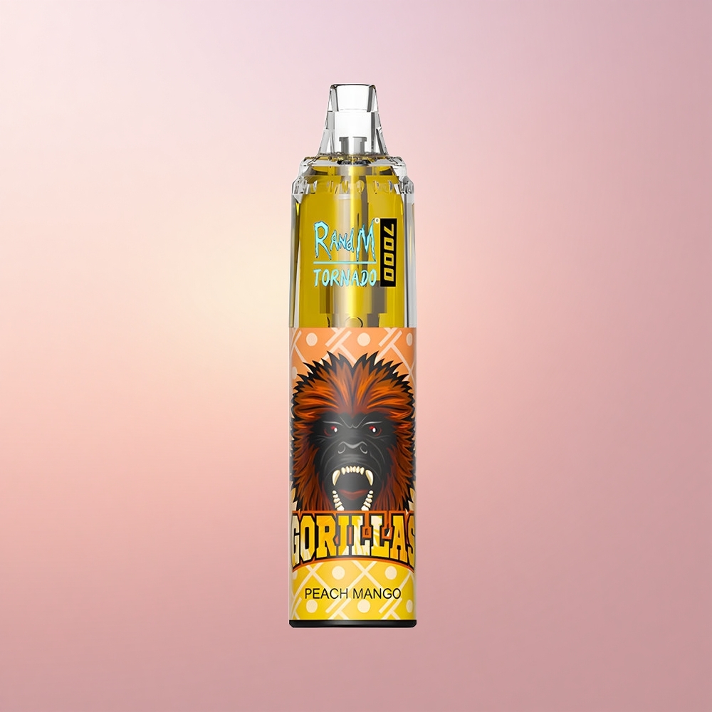 RandM Fumot Tornado 7000 Puffs Virsik-Mango 14ML 850MAH Mesh