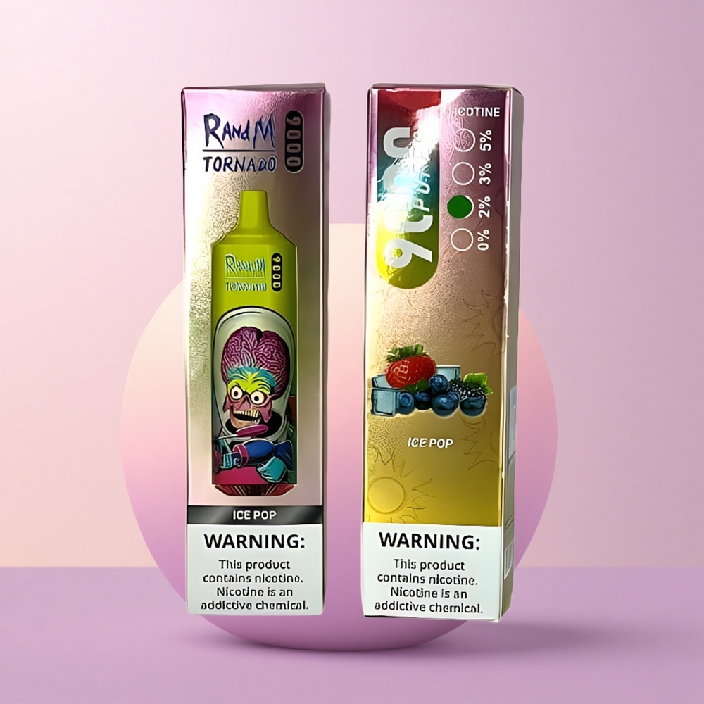 RandM Fumot Tornado 9000 Puffs Jääpulk 850 mAh Mesh 18 mL