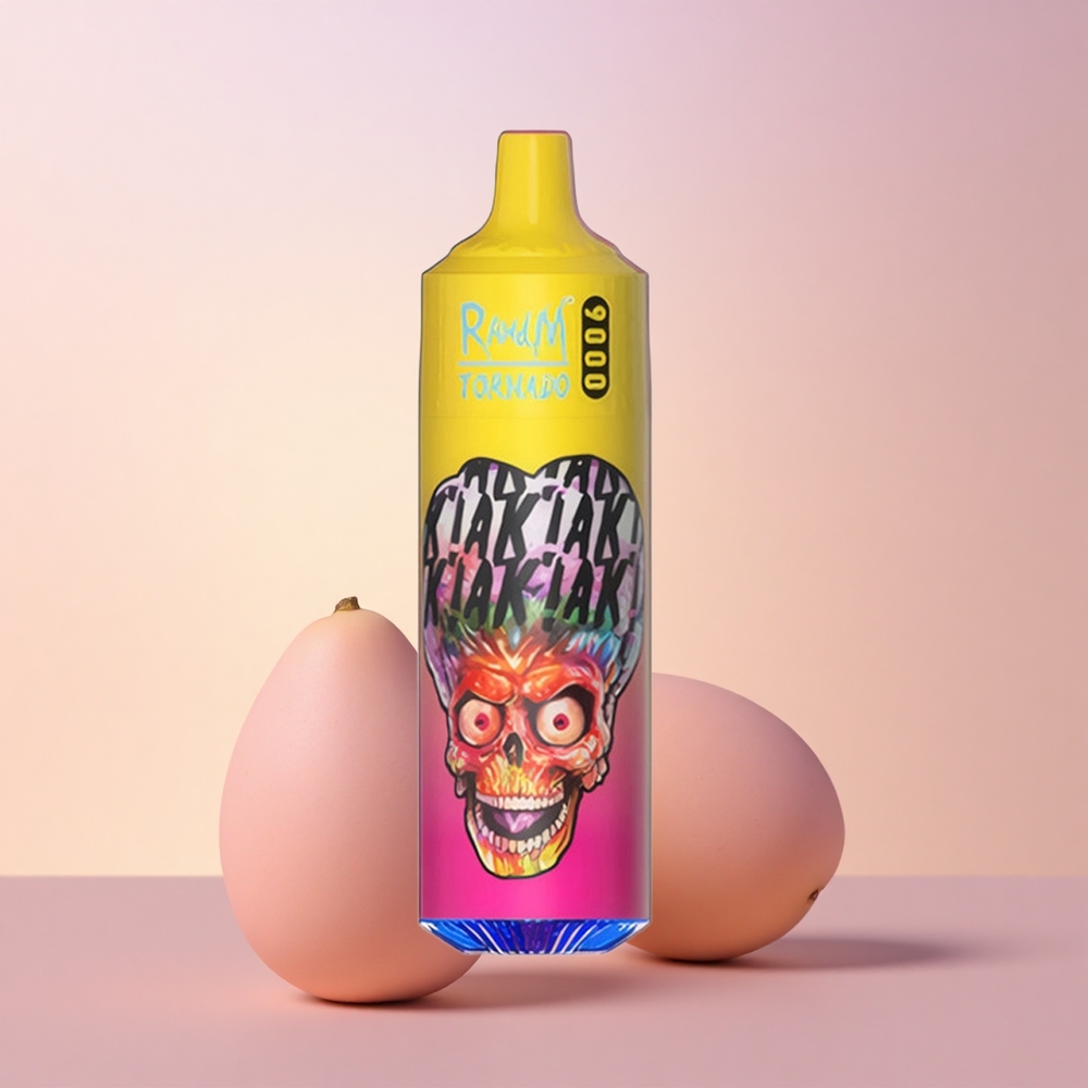 RandM Fumot Tornado 9000 Puffs Magus Mango Ananass 850 mAh 18 mL Võrkkest