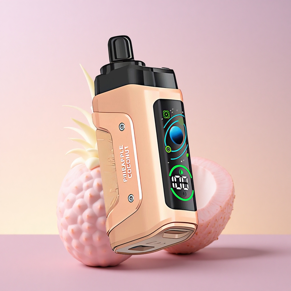 Razz Bar 45000 Puffs Ananass Kookos Mesh 10 Ohm
