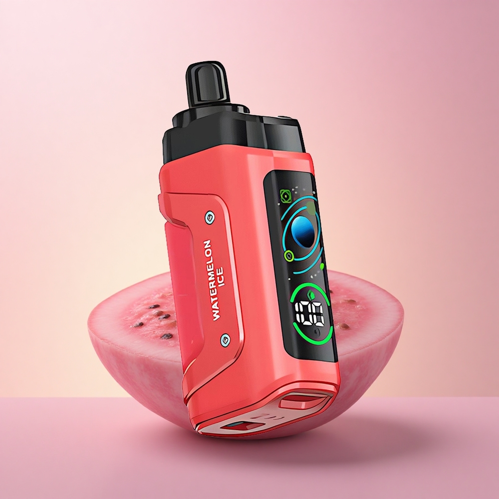 Razz Bar 45000 Puffs Arbuusijää 10 Ohm Võrkkehas Type-C Laadimisega