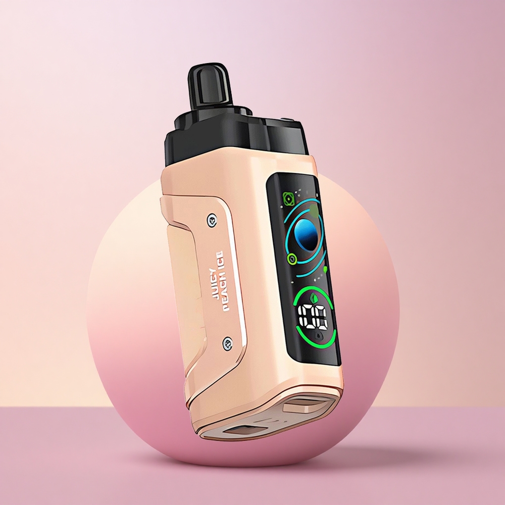 Razz Bar 45000 Puffs Mahlane Virsikujää Tüüp-C Laetav 650 Mah
