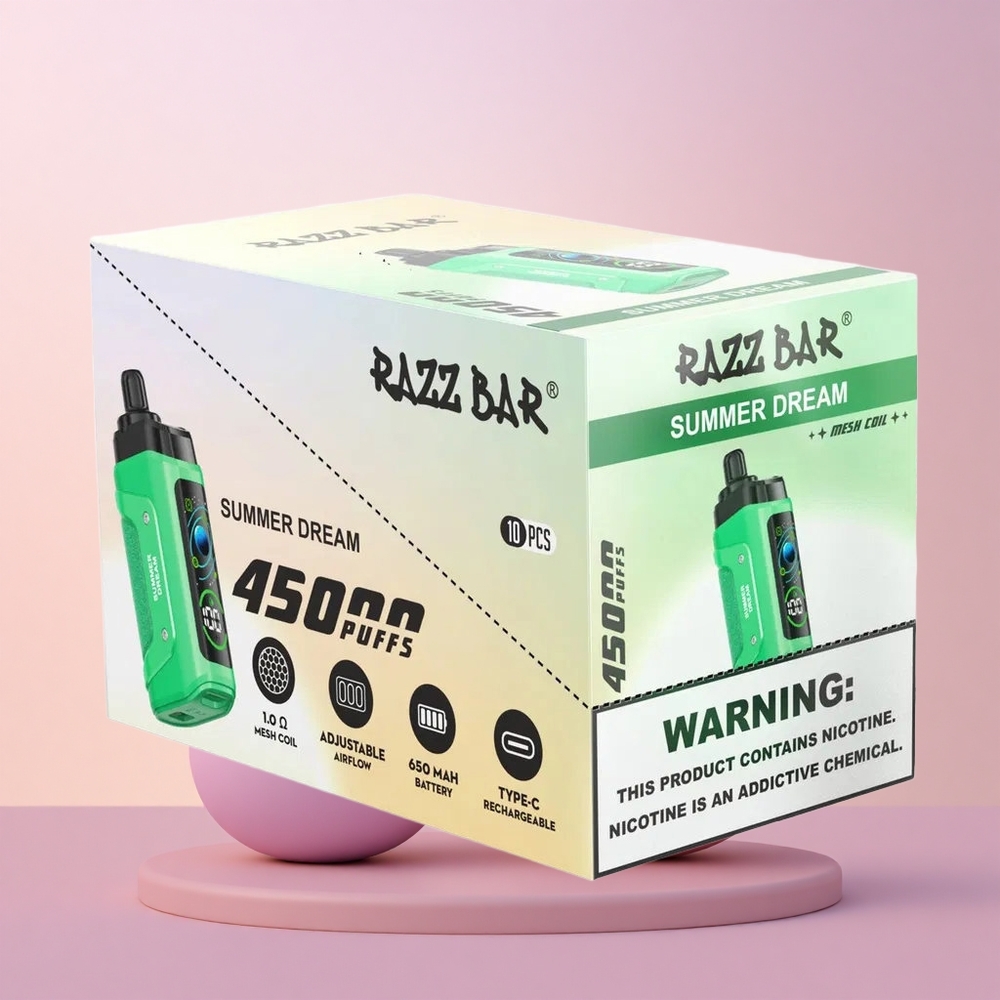 Razz Bar 45000 Puffs Suveuni Mesh Coil 20 mg Nikotiini