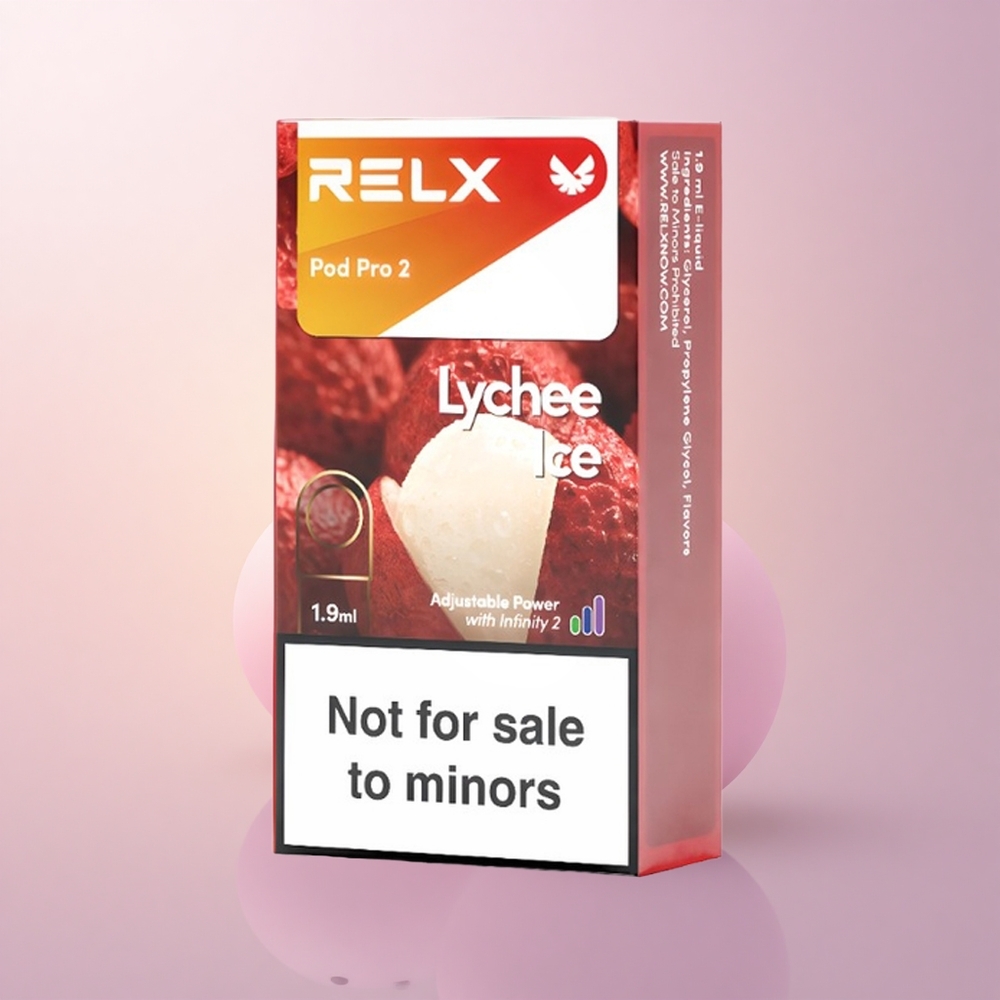 Relx Pod Pro 2 Vape Device Litsi Jää 0mg/ml - 19ml / 3 pingviini / 3 pinge režiimi (55W 65W 8W)