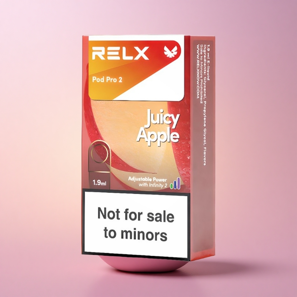 Relx Pod Pro 2 Vape Device Mahlõun 0mg/ml 19ml 3 režiimi pakendis