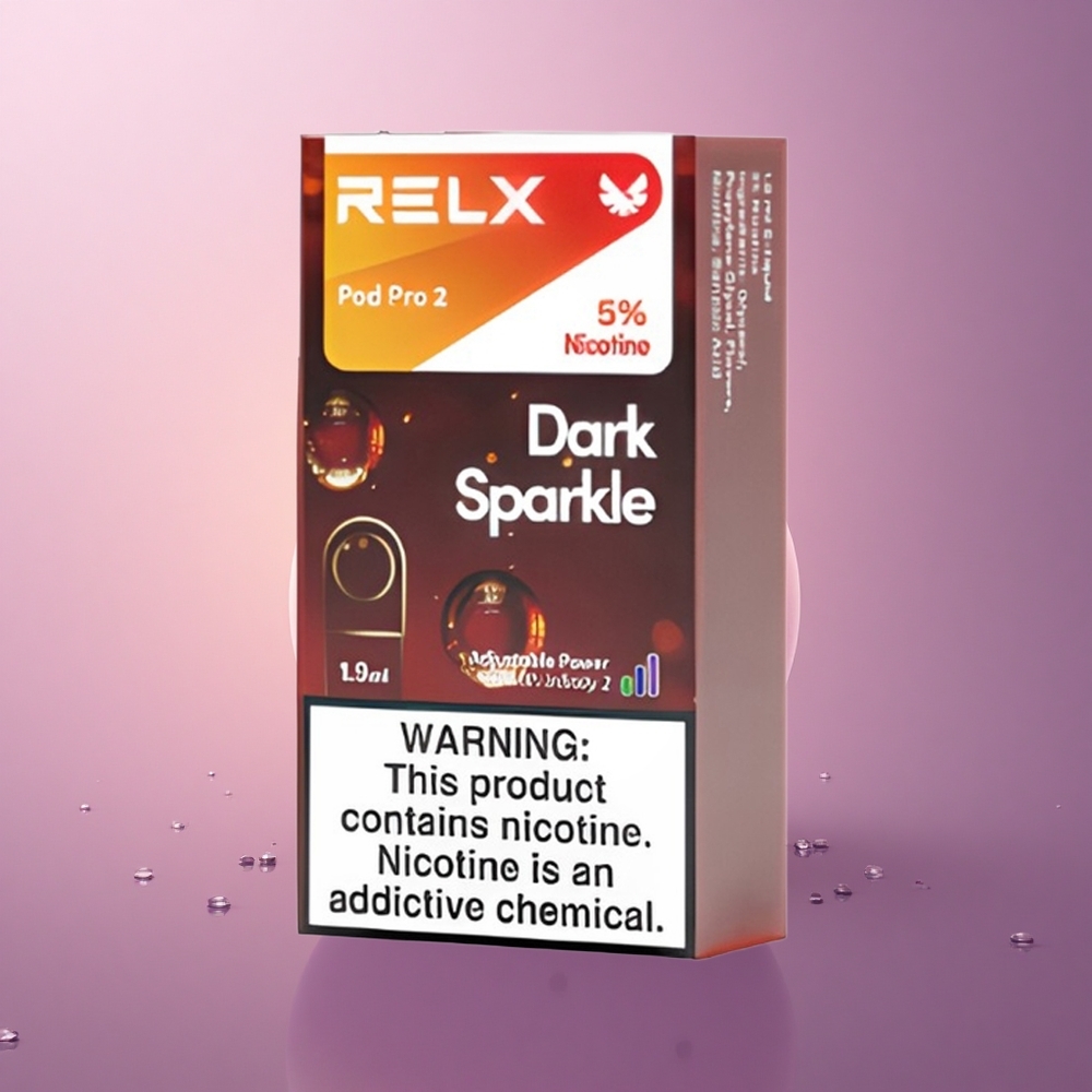Relx Pod Pro 2 Vape Device Tume Sädelus 50mg/ml 19ml 3 pinge režiimi