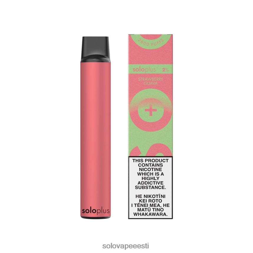 Solo Vape Eesti - Solo Plus ühekordne vape paradiisi kollektsioon maasika guajaav H8LFDR37