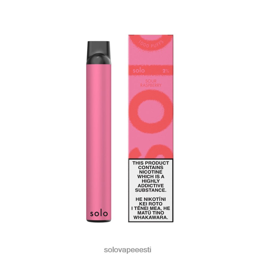 Solo Vape Eesti - Solo ühekordne vape hapu vaarikas H8LFDR13