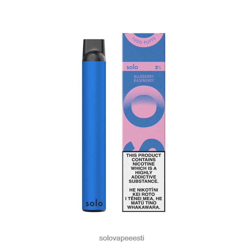 Solo Vape Eesti - Solo ühekordne vape paradiisi kollektsioon mustikas vaarikas H8LFDR19