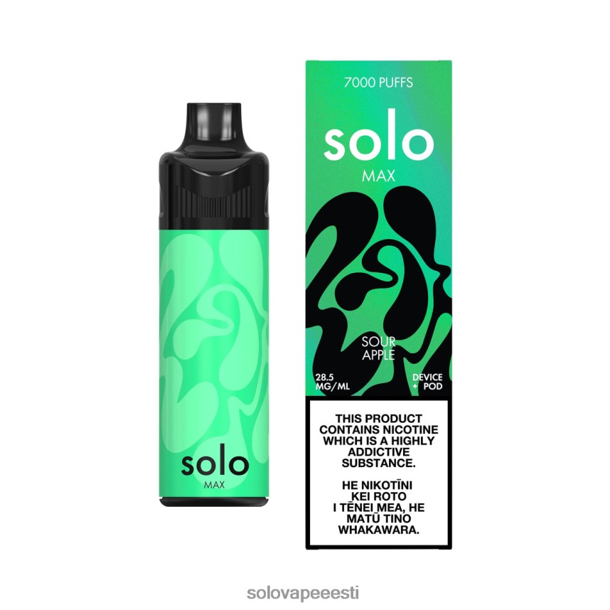 Solo Vape Flavours - Solo MAX kauna komplekt hapu õun H8LFDR70
