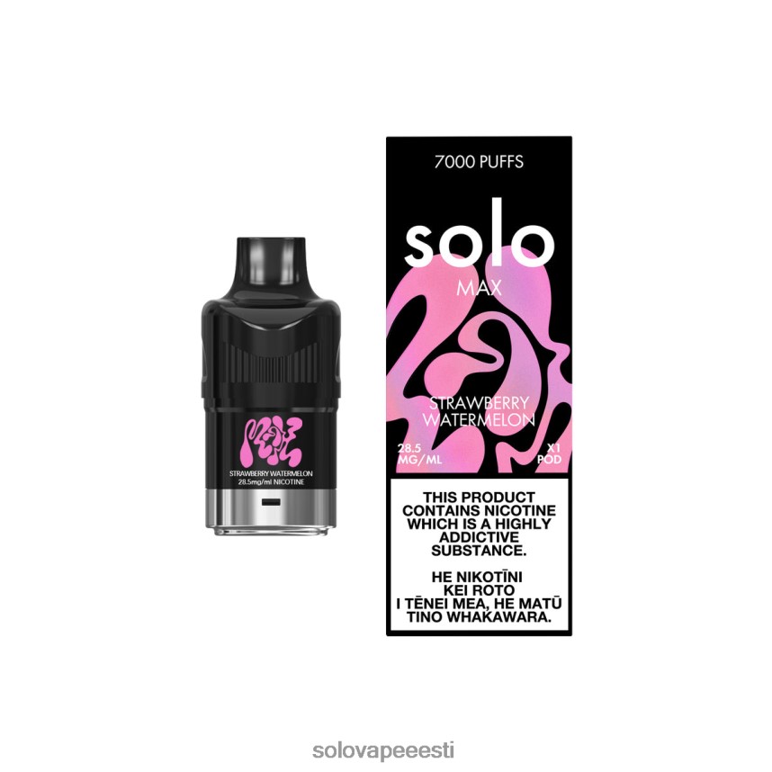Solo Vape Flavours - Solo MAX pod maasikas arbuus H8LFDR88