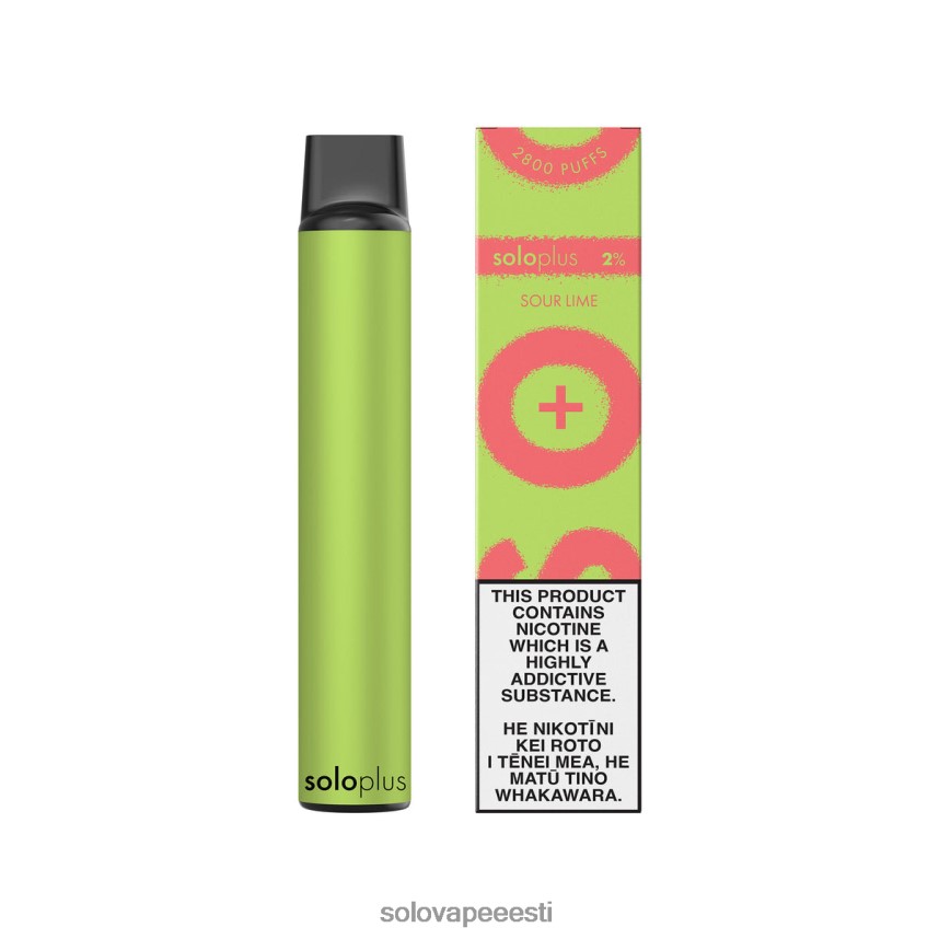 Solo Vape Flavours - Solo Plus ühekordne vape hapu laim H8LFDR34