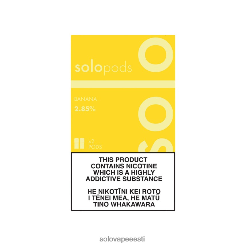 Solo Vape Flavours - Solo asenduskarp 2-pakk banaan H8LFDR64