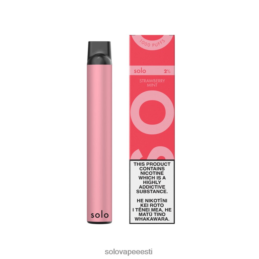 Solo Vape Flavours - Solo ühekordne vape maasika piparmünt H8LFDR4