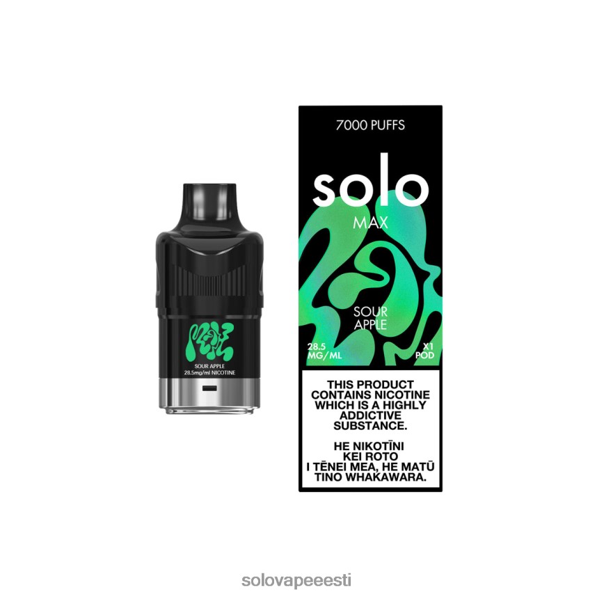 Solo Vape Hind - Solo MAX pod hapu õun H8LFDR80