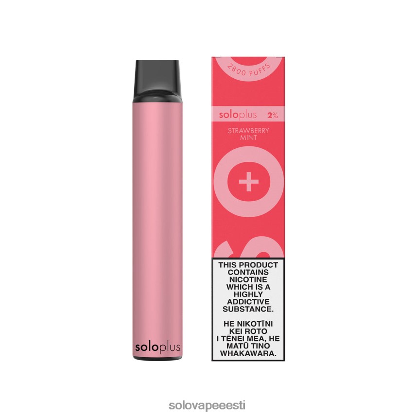 Solo Vape Hind - Solo Plus ühekordne vape maasika piparmünt H8LFDR26