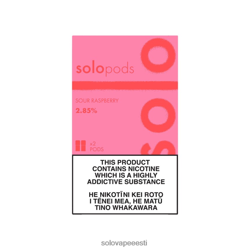 Solo Vape Near Me - Solo asenduskarp 2-pakk hapu vaarikas H8LFDR59