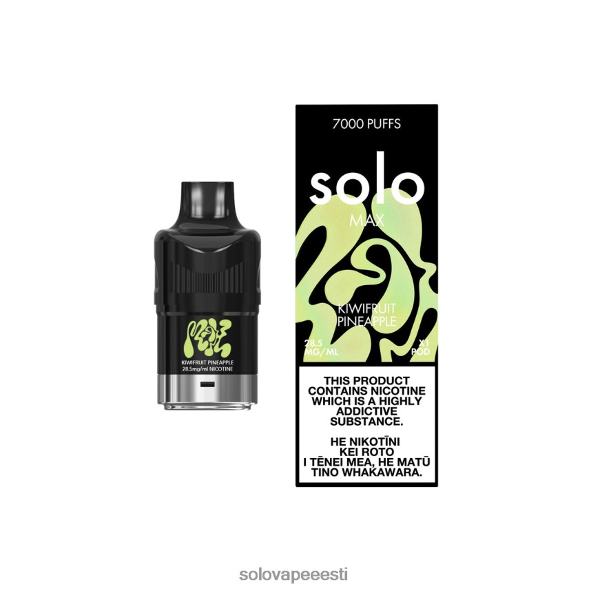 Solo Vape Nikotiin - Solo MAX pod kiivi ananass H8LFDR87