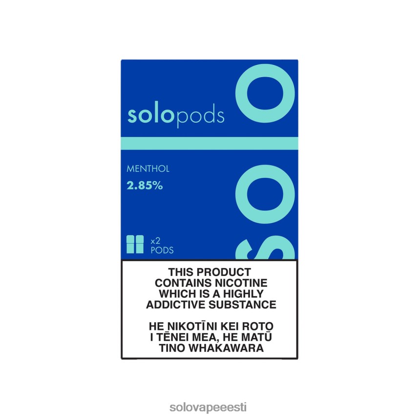 Solo Vape Nikotiin - Solo asenduskarp 2-pakk mentool H8LFDR51