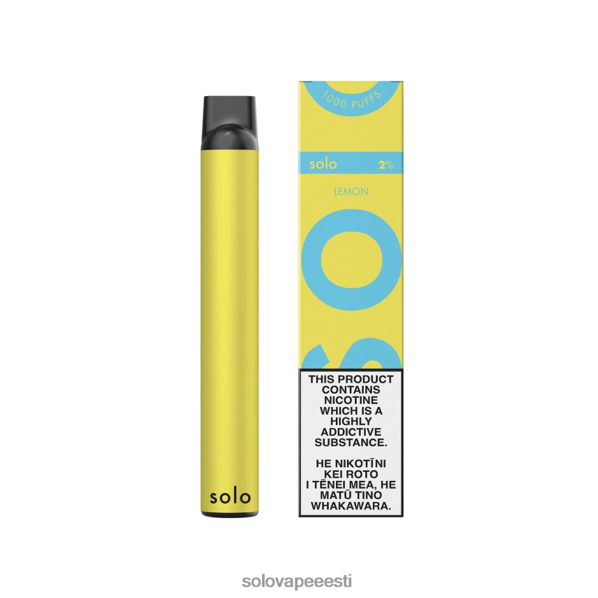 Solo Vape Nikotiin - Solo ühekordne vape sidrun H8LFDR15