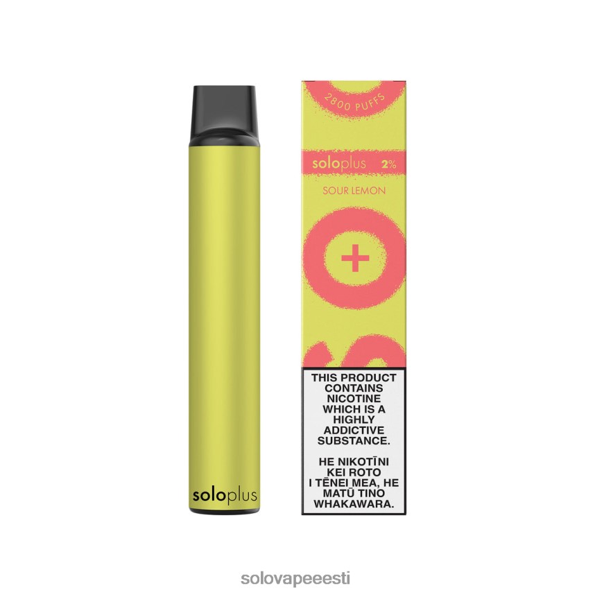 Solo Vape Review - Solo Plus ühekordne vape hapu sidrun H8LFDR36