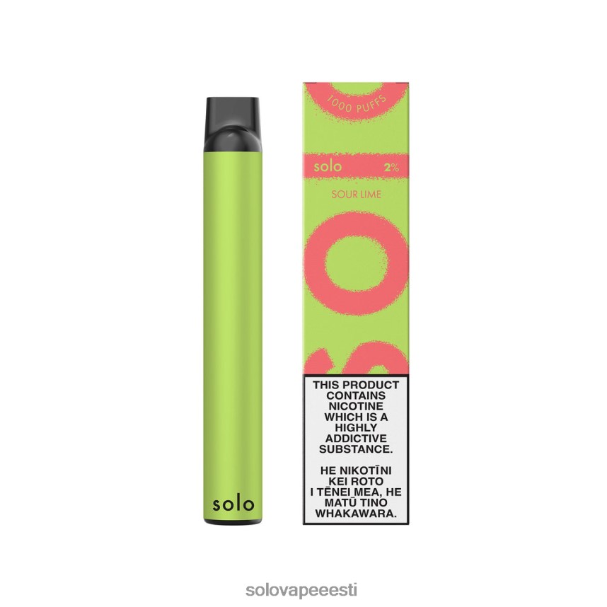 Solo Vape Review - Solo ühekordne vape hapu laim H8LFDR18
