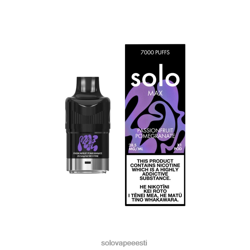 Solo Vape Near Me - Solo MAX pod kannatuspuu granaatõun H8LFDR89