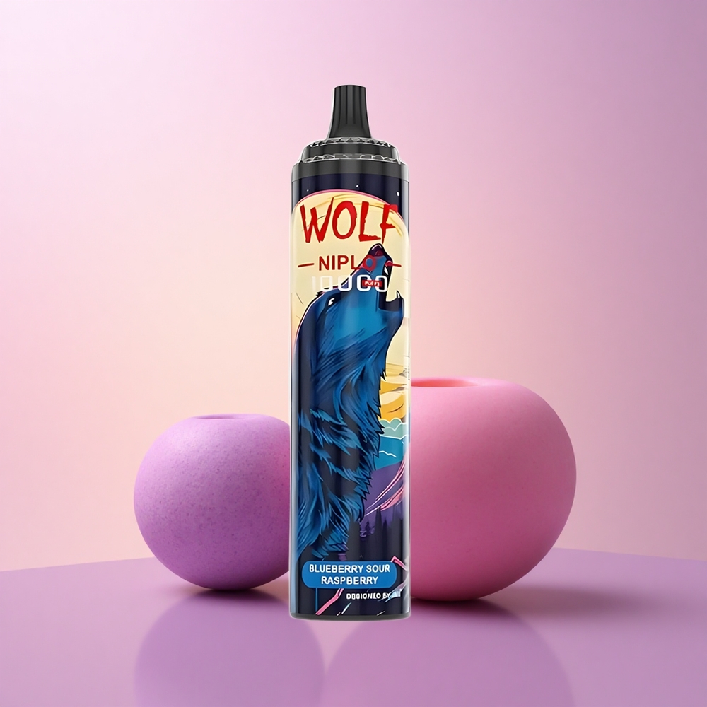 JNR Wolf Niplo 10000 Mustikas-Hapukas 20ml 1.0 Ohm Type-C